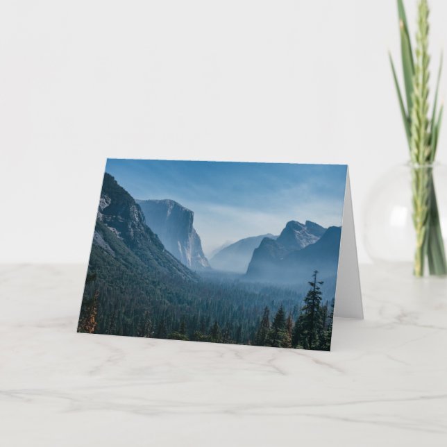 Tunnel View of Yosemite Card (Front)