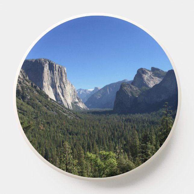 Tunnel View Yosemite Valley Blue Color Photography PopSocket (Popsocket)