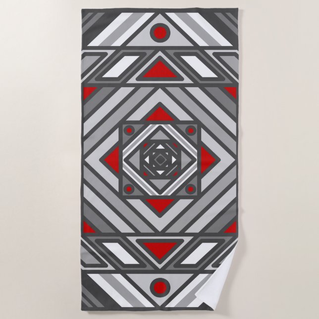 Tunnel Vision Beach Towel (Front)