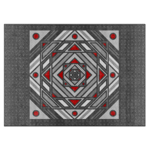 Tunnel Vision Glass Cutting Board