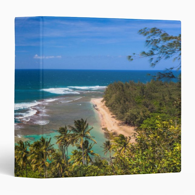 Tunnels Beach as seen from the Kalalau Trail Binder (Front/Spine)