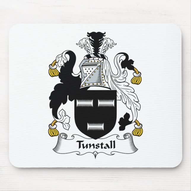 Tunstall Family Crest Mouse Pad (Front)