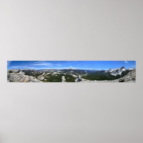 Tuolumne Meadows Panorama from Fairview Dome _ Yos Poster