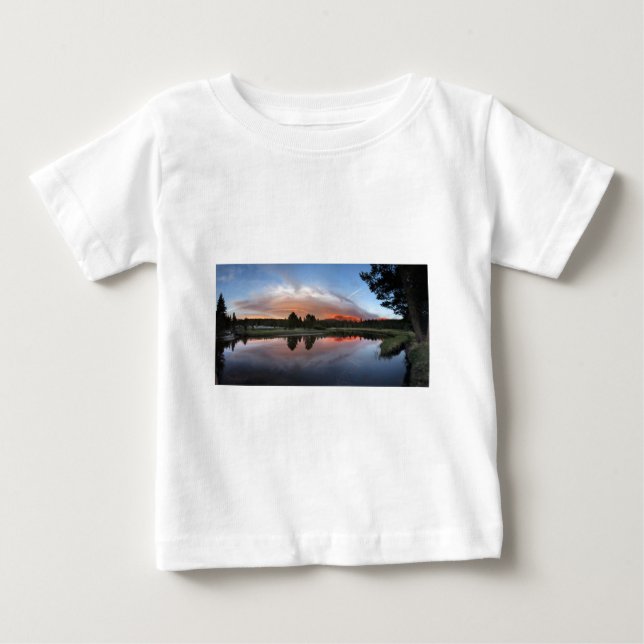 Tuolumne Meadows Sunset - Yosemite John Muir Trail Baby T-Shirt (Front)