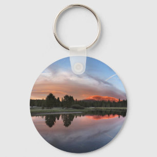 Tuolumne Meadows Sunset - Yosemite John Muir Trail Keychain