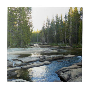 Tuolumne River by Campground, Yosemite, CA Ceramic Tile