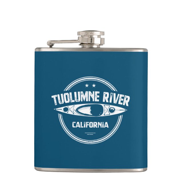 Tuolumne River, California Flask (Front)