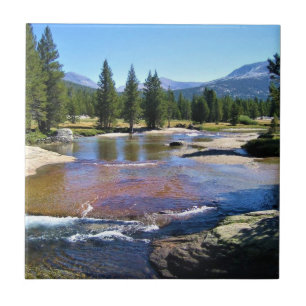 Tuolumne River in Tuolumne Meadows, Yosemite, CA Ceramic Tile