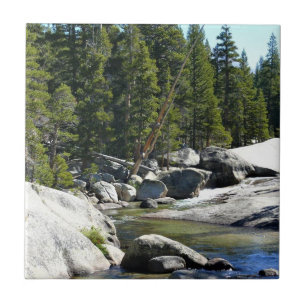 Tuolumne River in Tuolumne Meadows, Yosemite, CA Ceramic Tile