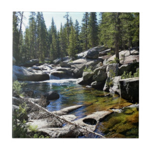 Tuolumne River in Tuolumne Meadows, Yosemite, CA Ceramic Tile