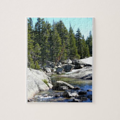 Tuolumne River in Tuolumne Meadows Yosemite CA Jigsaw Puzzle