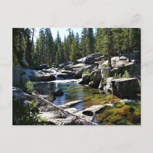 Tuolumne River in Tuolumne Meadows Yosemite CA Postcard