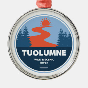 Tuolumne Wild And Scenic River California Metal Ornament