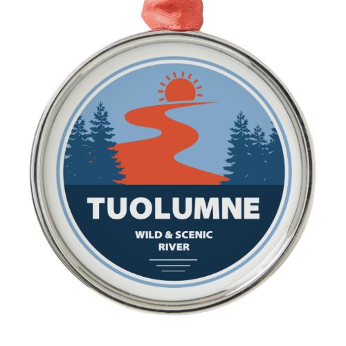 Tuolumne Wild And Scenic River California Metal Ornament