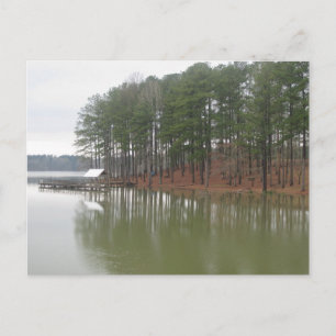 Tupelo Lakeside Reflections Landscape Photography Postcard