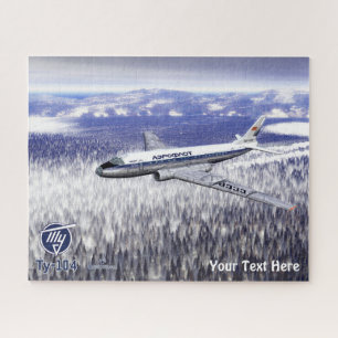 Tupolev (Туполев) Tu-104 Airliner Jigsaw Puzzle