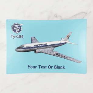 Tupolev (Туполев) Tu-104 Airliner Trinket Tray