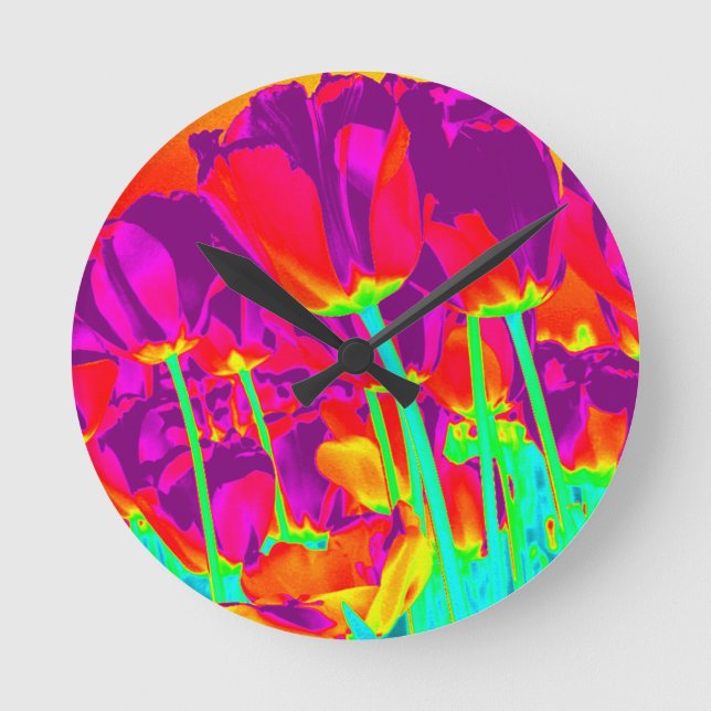 tups round clock (Front)