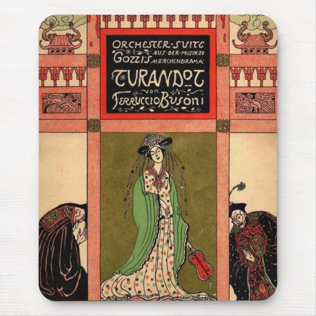 Turandot, a Puccini Opera Mouse Pad (Front)
