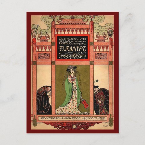 Turandot a Puccini Opera Postcard