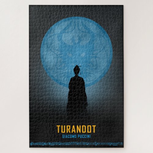 Turandot opera by Puccini Chinese dragon head Jigsaw Puzzle