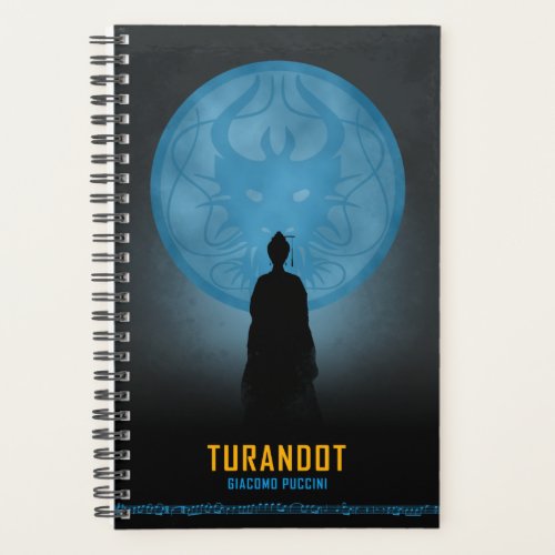 Turandot opera by Puccini Chinese dragon head Planner