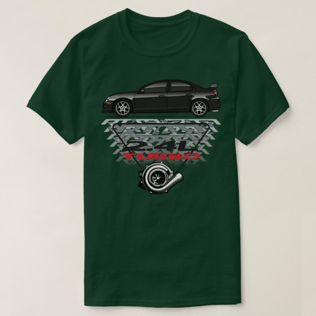 Turbo Black T-Shirt (Design Front)