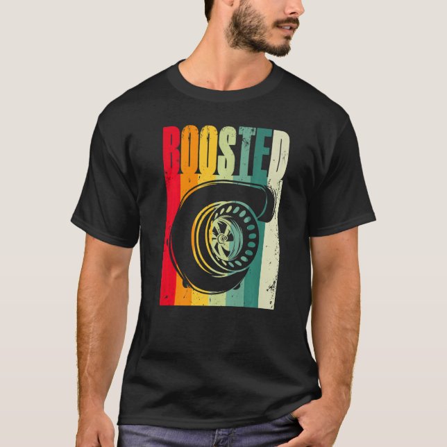 Turbo Car Boosted Car Car Racing T-Shirt (Front)