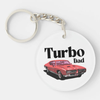 Turbo dad keychain