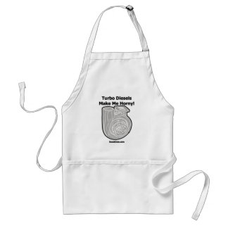 Turbo Diesels Make Me Horny - Shop Apron