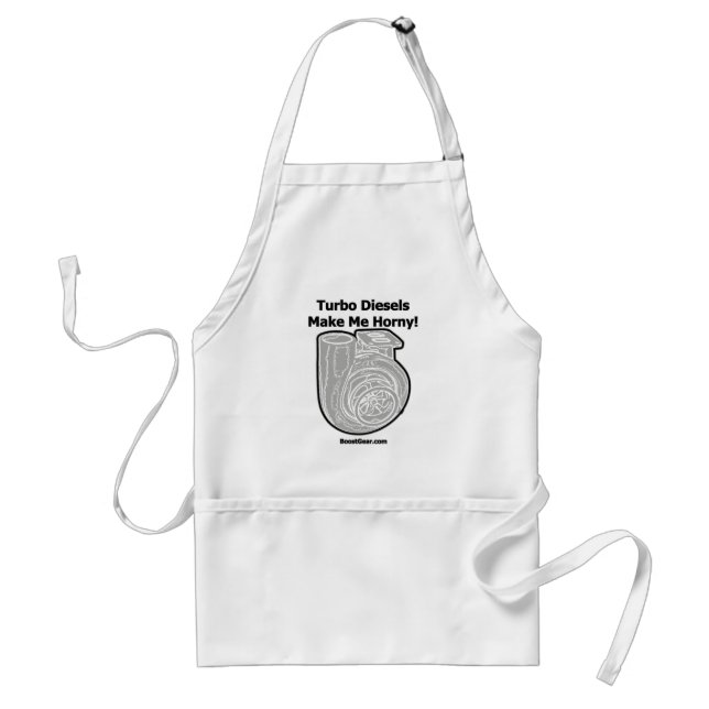 Turbo Diesels Make Me Horny - Shop Apron (Front)