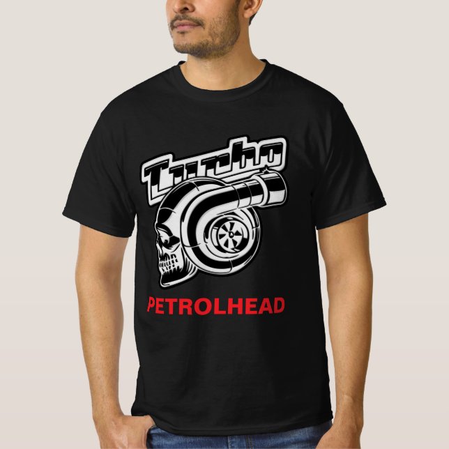 TURBO Motor PETROLHEAD T-Shirt (Front)