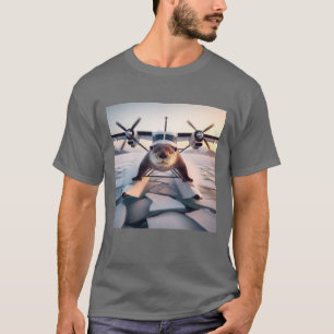 Turbo Prop Twin Engine Float Plane Bush Canada T-Shirt
