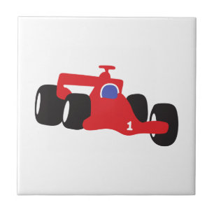 Turbo racing car ceramic tile