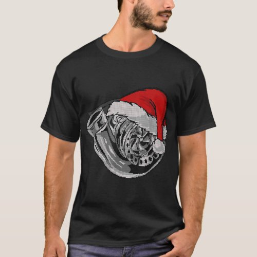 Turbo Ugly Christmas Car Enthusiast Racing Driftin T_Shirt