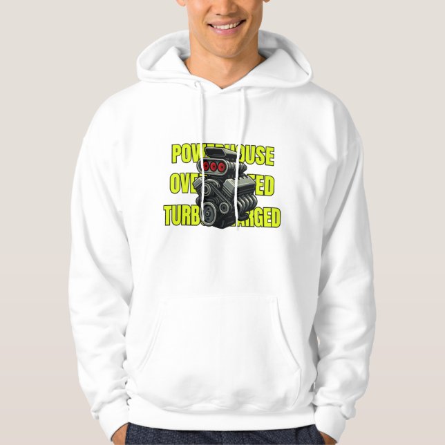 Turbocharged V8 Powerhouse – Perfect Gift for Car  Hoodie (Front)