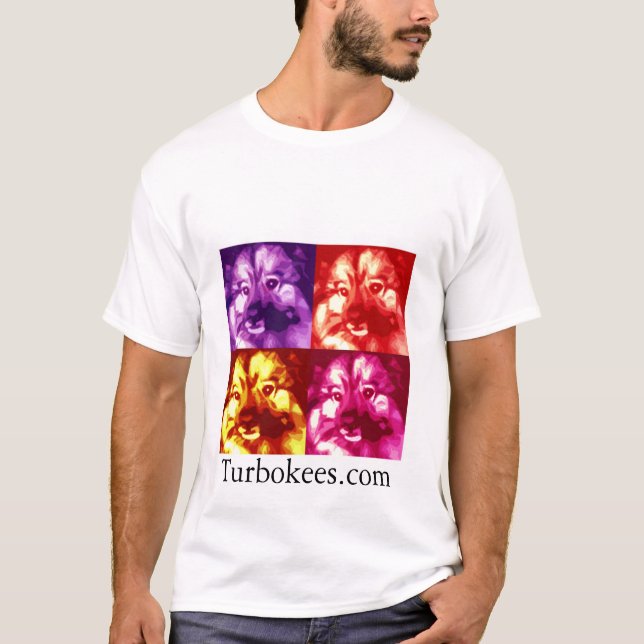 Turbokees.com Quad Colored Logo T-Shirt (Front)