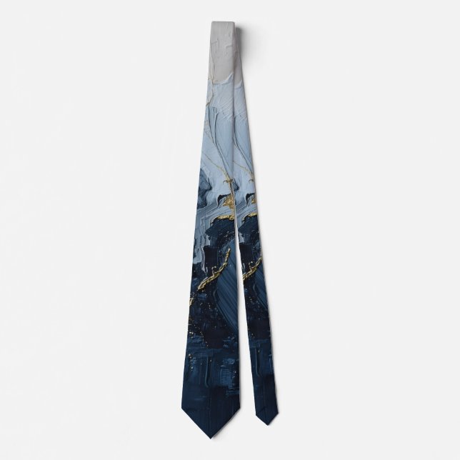 Turbulent Ascent" Neck Tie (Front)