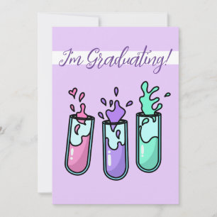 Turbulent Test Tubes Invitation