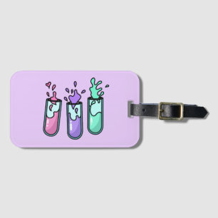 Turbulent Test Tubes Luggage Tag