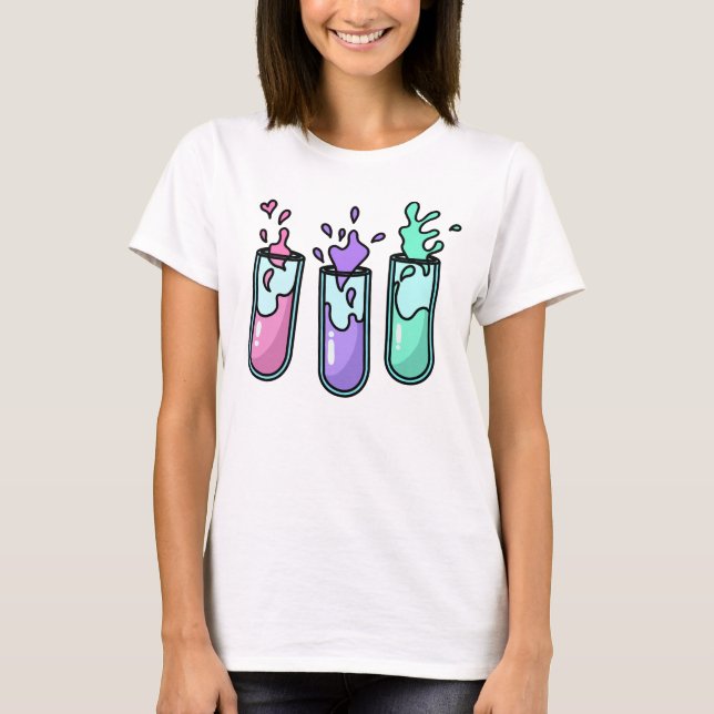 Turbulent Test Tubes T-Shirt (Front)