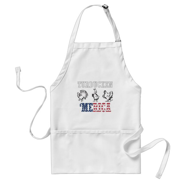 Turducken - 'Merican Tradition Adult Apron (Front)