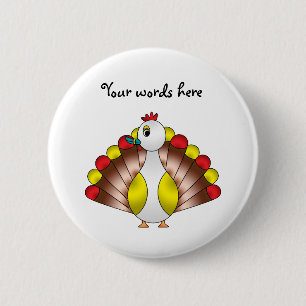 Turducken Pinback Button