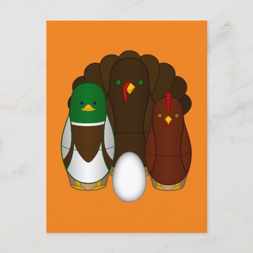 Turducken Postcard