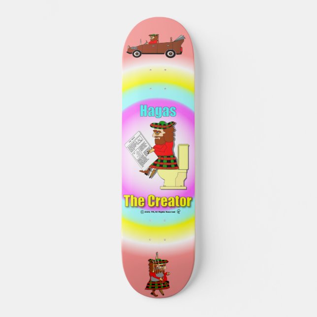 Turdy Boy - Hagas the Creator (V2) - Skateboard (Front)