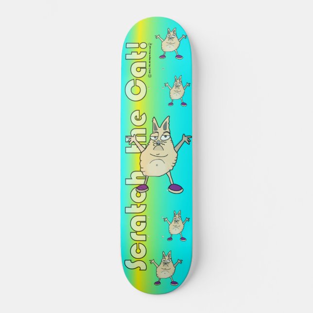 Turdy Boy - Scratch the Cat (V1) - Skateboard (Front)