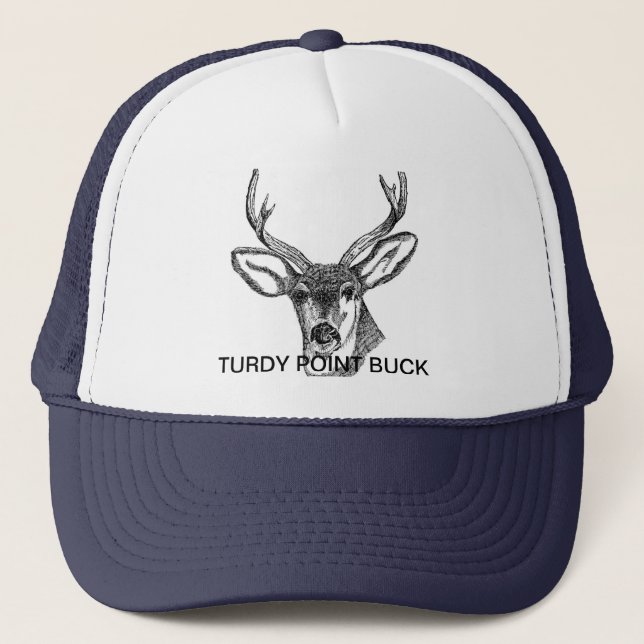 TURDY POINT BUCK TRUCKER HAT (Front)