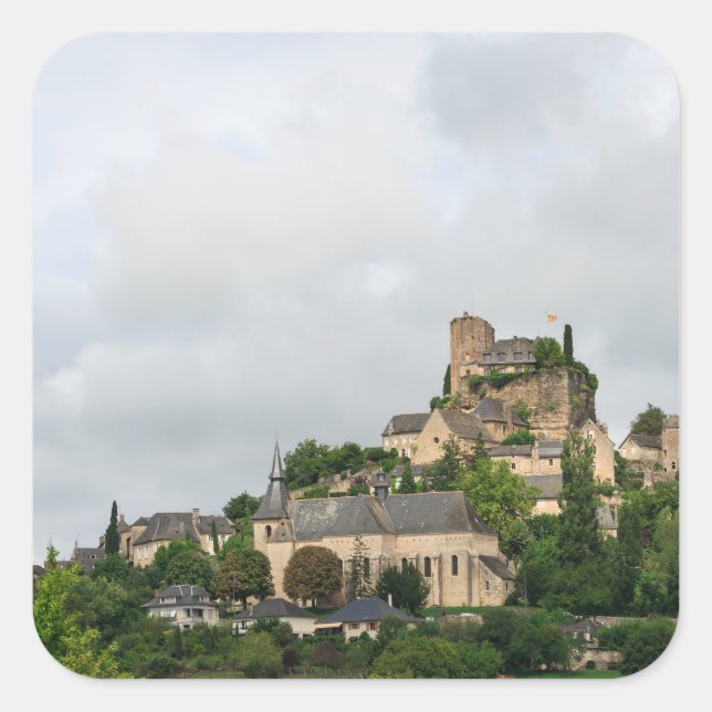 Turenne village in France Square Sticker (Front)