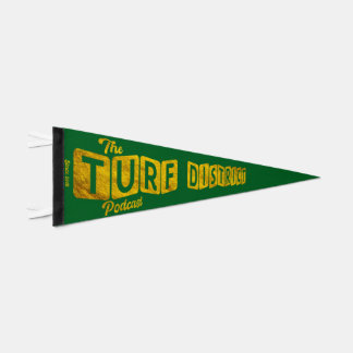 Turf District Pennant Pennant Flag