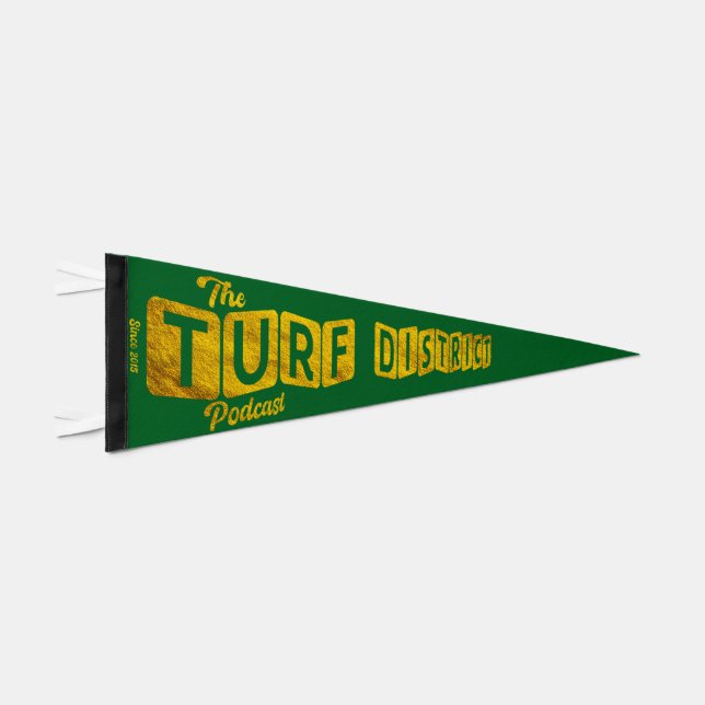 Turf District Pennant Pennant Flag (Front)
